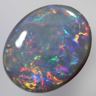 SOLID SEMI BLACK OPAL Very 3D floral Harlequin pattern. SEE VIDEO